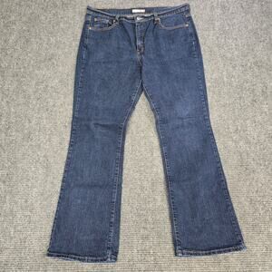 Levi's 515 Boot Cut Jeans Womens 34x31 Dark Wash Stretch Denim